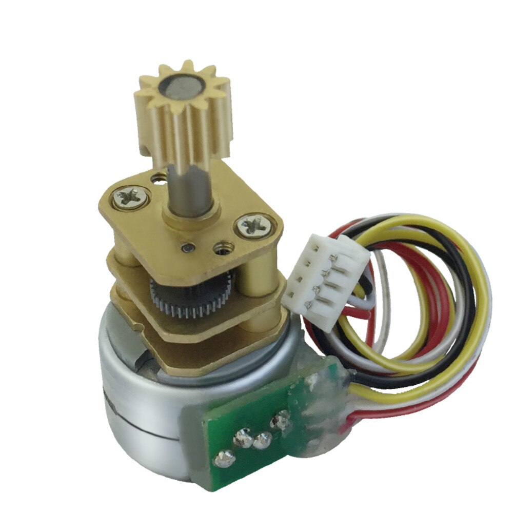 YIMAKER GM15BYS Micro Stappenmotor 2 Fase 4 Draad DC5-12V Hoge Koppel Hoge Precisie Stap Reductiemotor Automatische Instelling Up motor