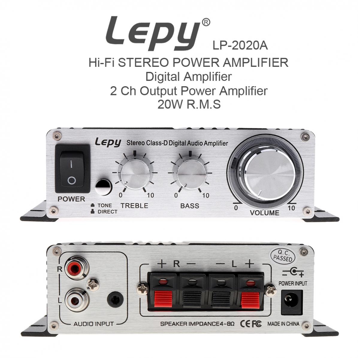 LP-2020A 20W X 2 2CH DC12-13.5V Stereo Class-d Digitale Audio Versterker Hi-Fi Stereo Eindversterker Met Over-Huidige Bescherming