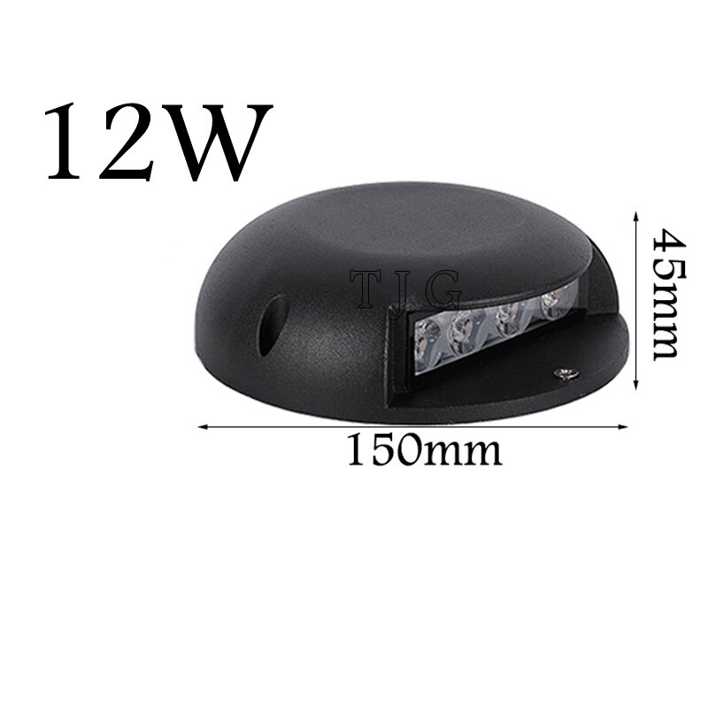 3W 6W 9W 12W IP68 Waterproof LED Underground Light Outdoor Ground Garden Path Floor Buried Yard Spot Landscape AC85-265V DC12V