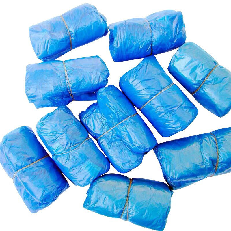 Fundas desechables de plástico para zapatos, impermeables, previenen la humedad de las botas, calzado a prueba de polvo para el hogar, 100/200/300 Uds.