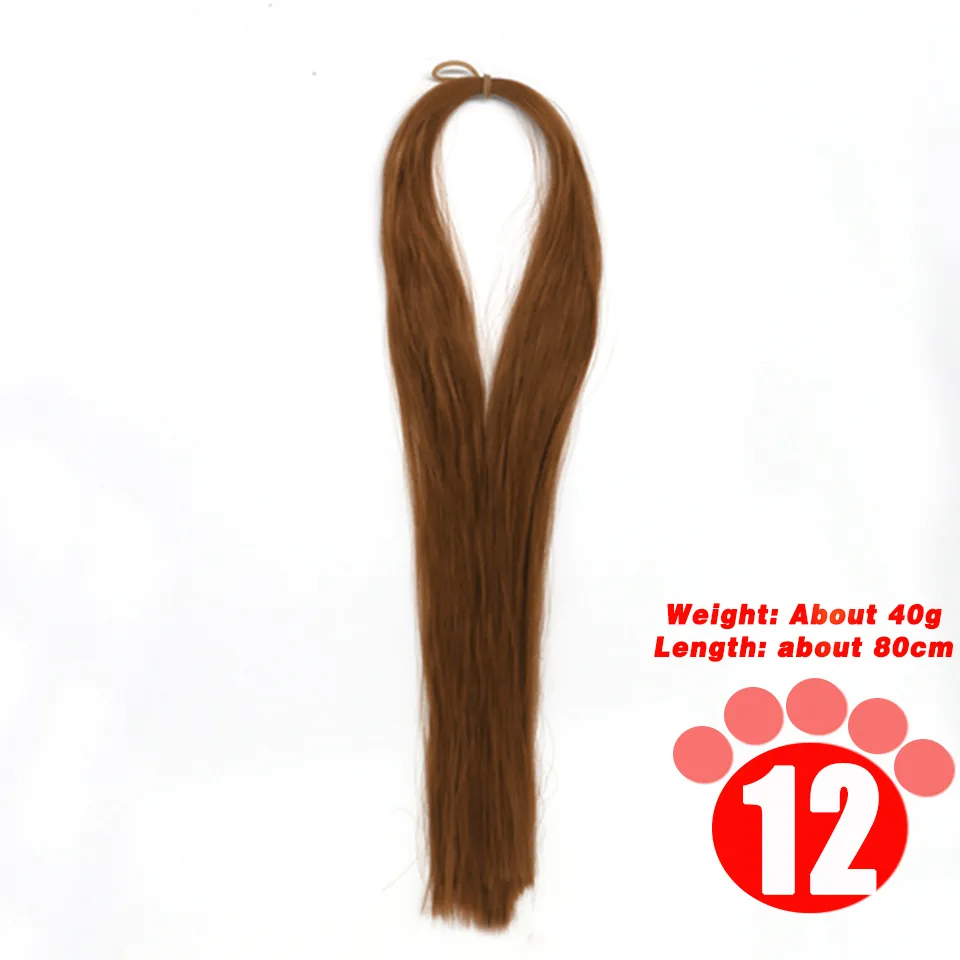 Peluquería de muñeca BJD/SD, fibra de nailon sintética resistente al calor, 1/3 1/4 1/6 1/12, muñeca tejida a mano, cabello modificado DIY para injerto: Violeta