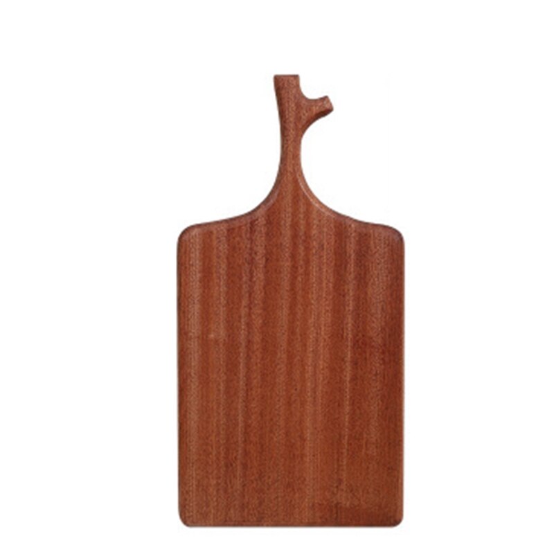 Multi-Functional Solid Wood Cutting Board with Handle Fruit Pizza Bread Plate Serving Platter F62A