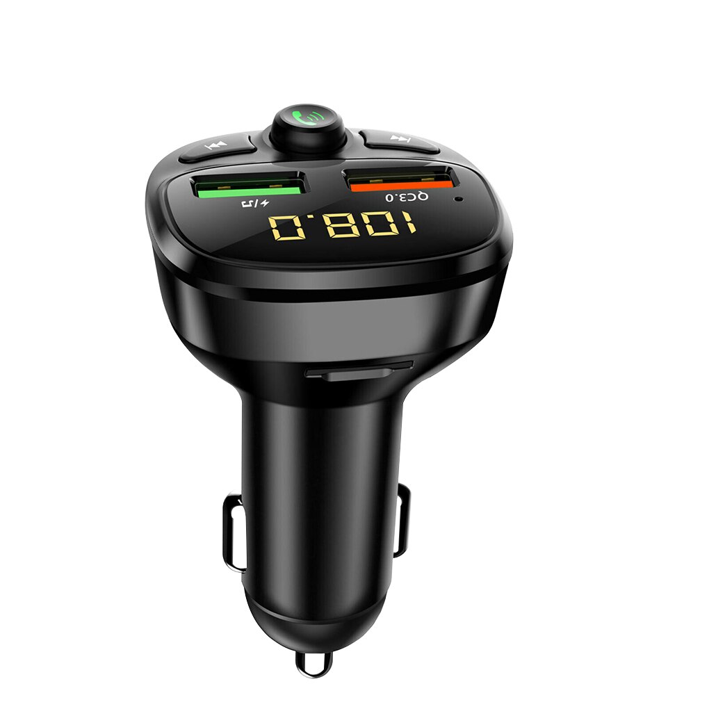 Car Bluetooth MP3 Player Wireless Audio Transmitter Car Radio Audio Adapter with USB Fast Charger: Default Title