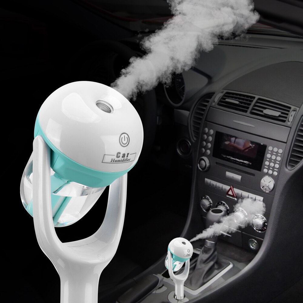 Humidificador de vapor para coche, vaporizador de aromaterapia de 12V, Mini ambientador, purificador de aire, difusor de Aroma de aceite esencial