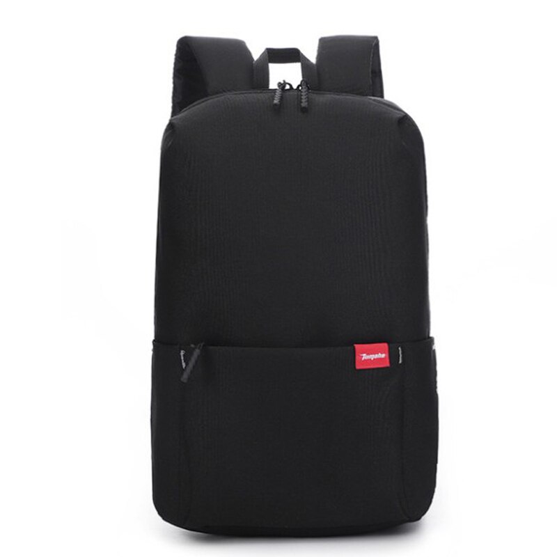 couple colorful Portable Casual bag Mini Backpack women backpack men bags for boy Girl Water Resistant Lightweight: black