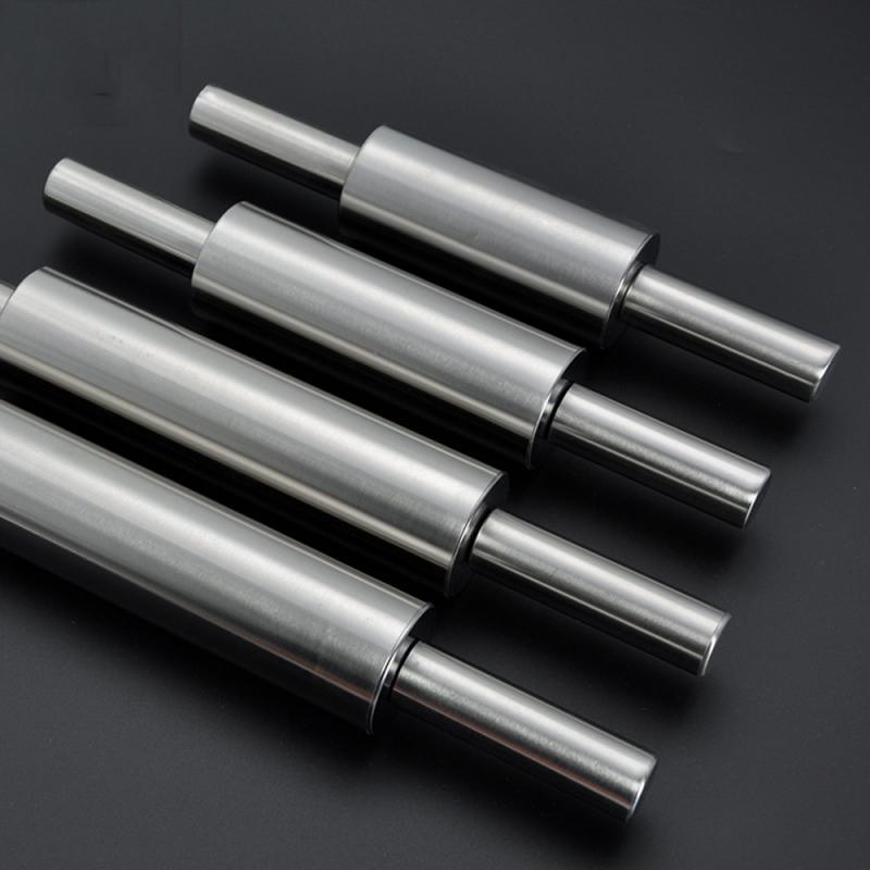 Stainless Steel Rolling Pin Non-stick Pastry Dough Roller Bake Pizza Noodles Cookie Pie Making Baking Tools Kitchen Tool