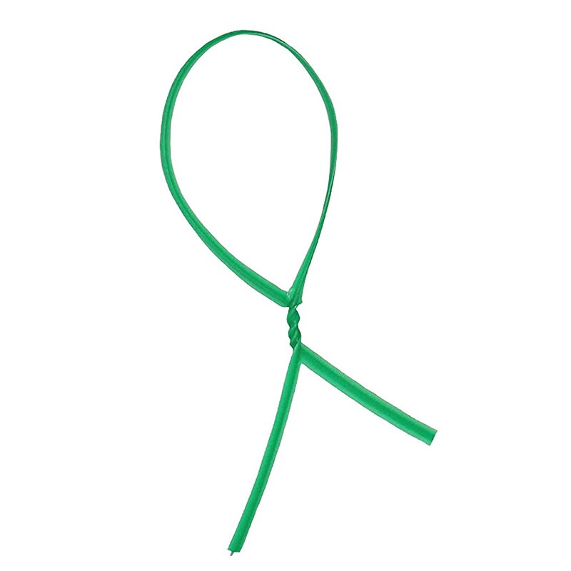 100 Uds., planta de amarre trenzado, alambre verde resistente para jardinería, Cable reutilizable, planta, bridas, flor, Rama, Clip de fijación