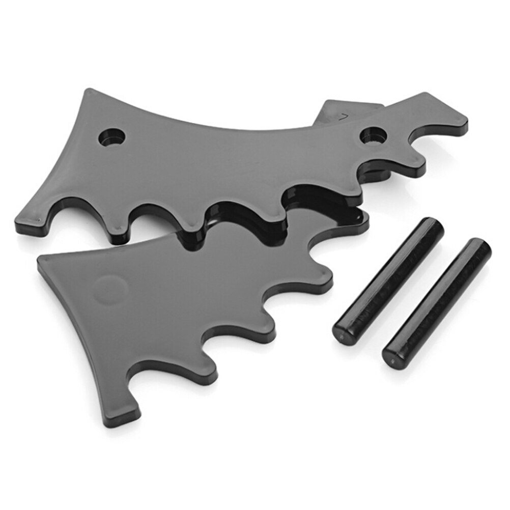 TUANTUAN Plastic Transparent 6 Slot Pencil Pen Spoon Jewelry Display Holder Stand Rack