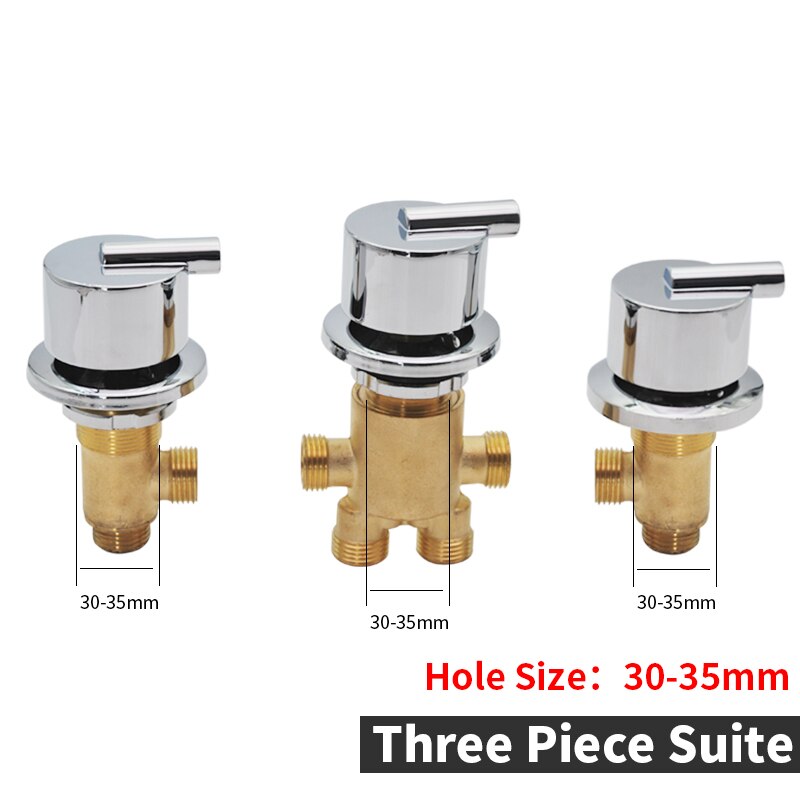 Brass Bathtub Waterfall Tap Diverter 2 Way Switch Control Valve For Shower Mixer Faucet Shower Bath Cascade Waterfall Bathroom