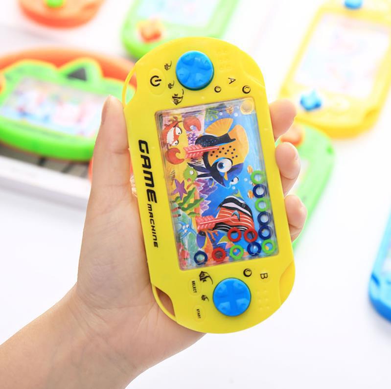 Anello di Acqua di grandi Dimensioni cabina Merci Poco Della Ragazza Dei Bambini Palmare consolle di Gioco di Acqua Anello di Presse Giocattoli per Bambini