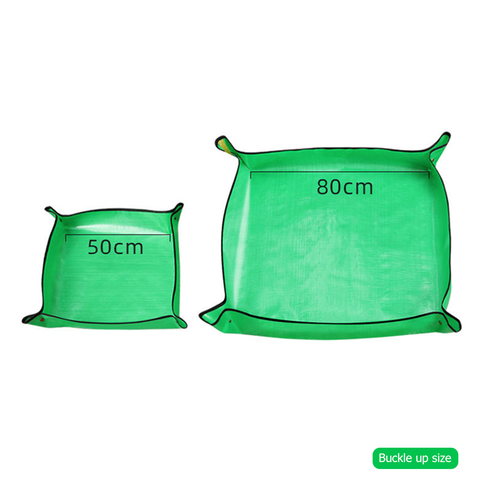 50-100cm Planting Mat Waterproof Anti Foldable Gardening Pad Dirty Soil Flower Land Mat Easily Carrying Part Eco-friendly Tool