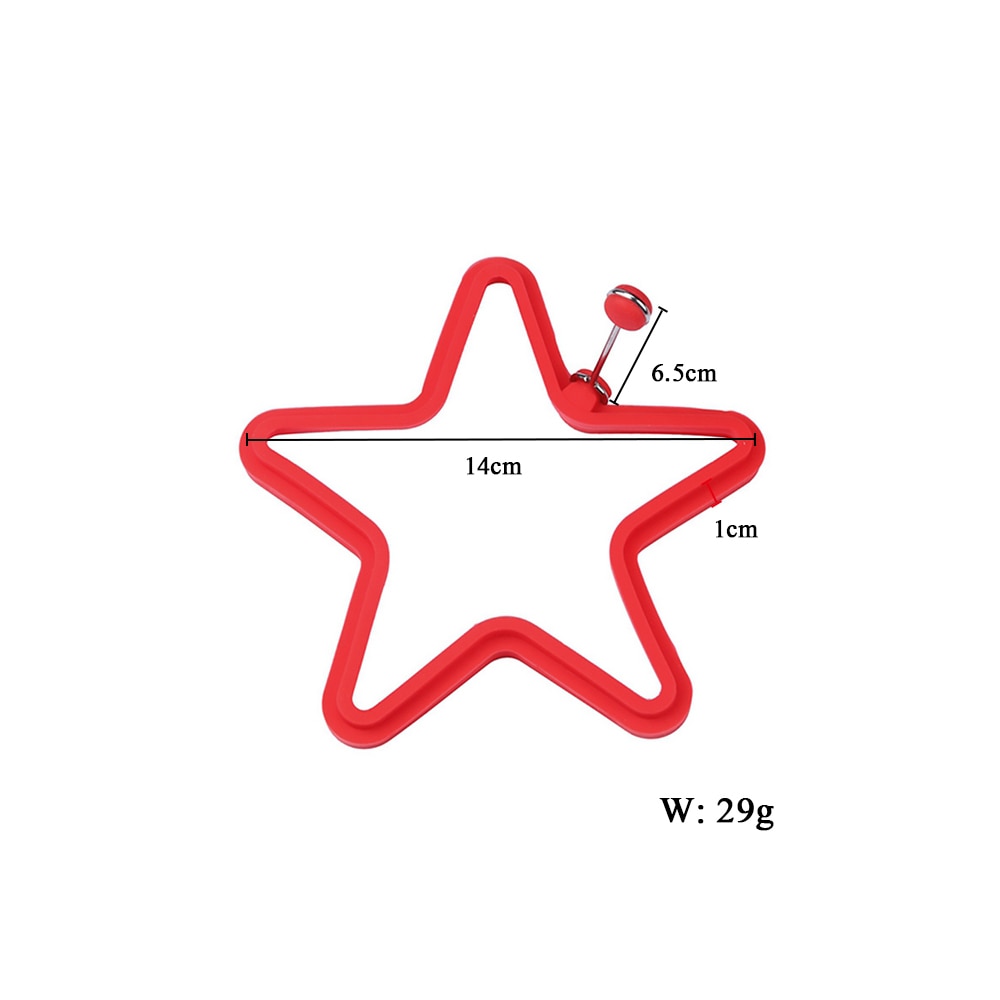 Silicone Fried Egg Pancake Ring Omelette Fried Eggs Star Shaped Eggs Mould For Cooking Gadgets For Kitchen