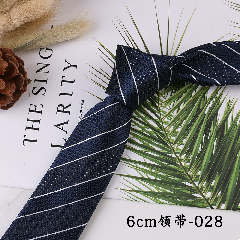 Corbata de cuadros a rayas geométricas para hombre, corbatas de cuello clásicas, rojo, Azul, Gris, ocio, negocios, boda, corbata delgada de , 6cm,