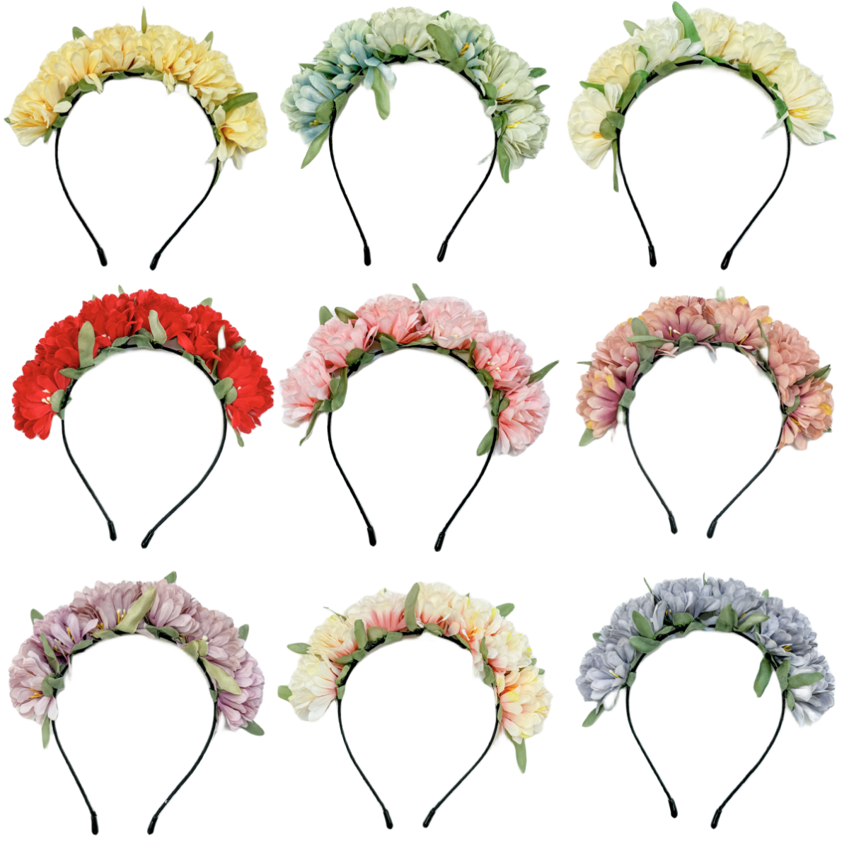 Diademas de flores para mujer y niña, tocado de boda, accesorios para el cabello para dama de honor nupcial, diademas florales para , 1 unidad