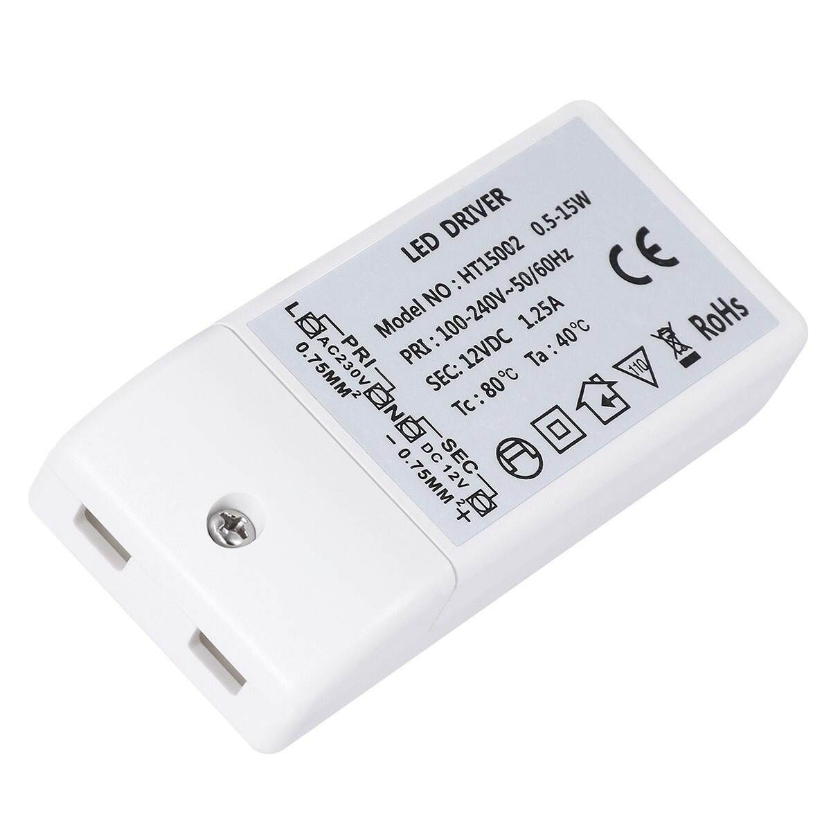 LEORX DC 12V 15W LED Driver Lighting Driver Power Supply for LED Lights: Default Title