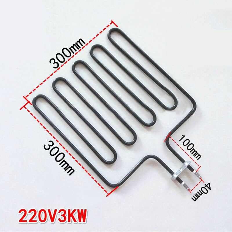 Rvs Verwarmingselement Voor Droge Sauna Apparatuur Elektrische Verwarming Buis Buisradiator 5U Vierde Versnelling 3KW: Green-3KW