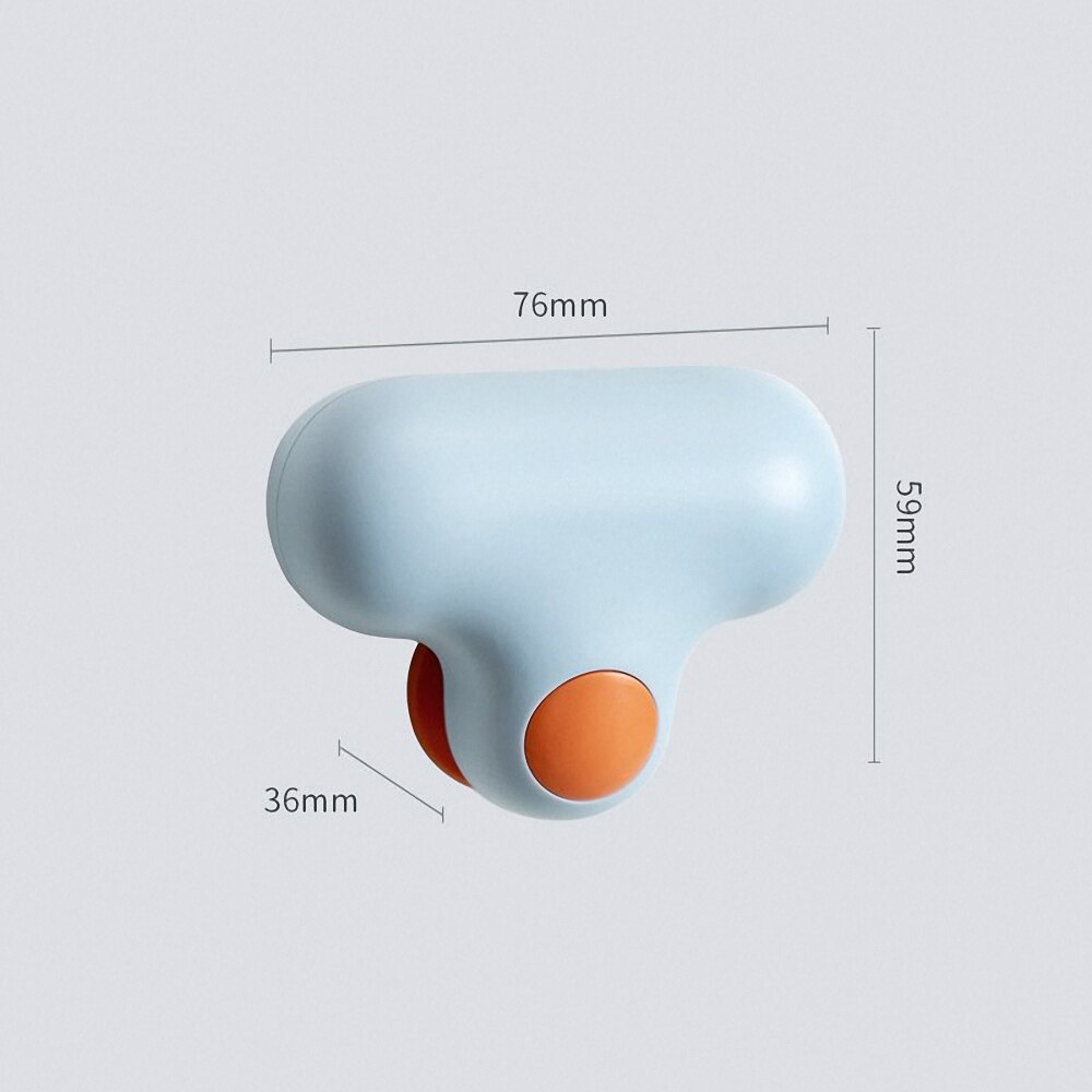 Mini t form spejl visker badeværelse glas visker skraber væg sugehængende vindue spejl rengøringsbørster husholdningstilbehør: Blå