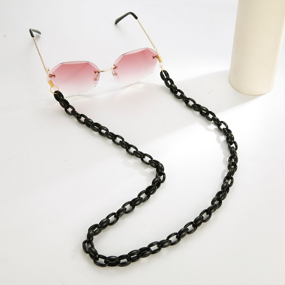 Teamer Mode Acryl Leesbril Ketting Voor Vrouwen Zonnebril Ketting Bandjes Cords Hals-Keten Lanyard Brillen Touw