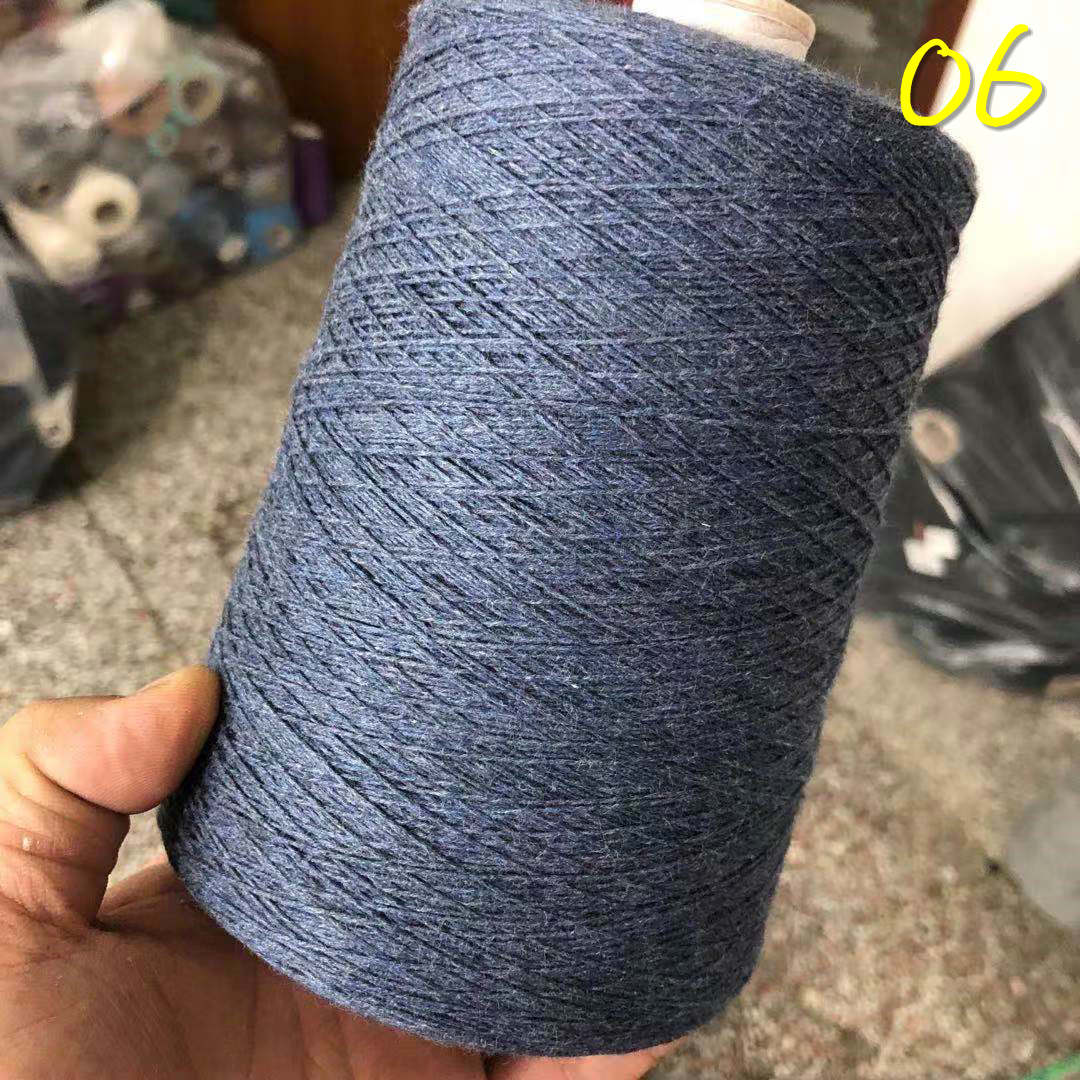Hilo de lino 500 para tejer, hilo de encaje n. ° 8 para tejer a mano, de ganchillo, de lino natural puro, de verano, ZL59, 100% g: dark denim blue