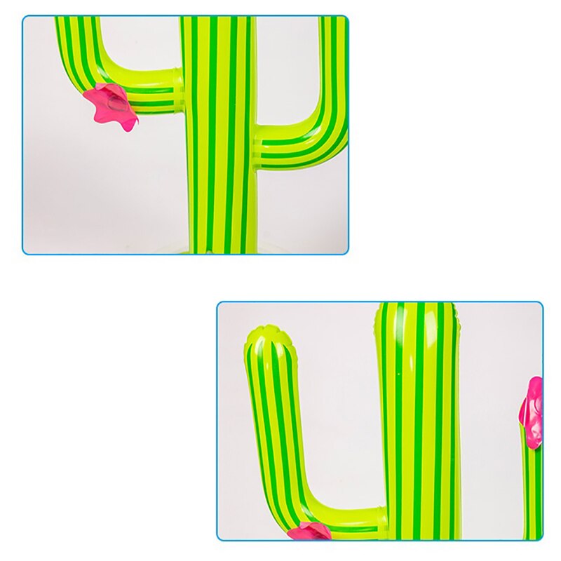 Cactus Swimming Pool Ring Toss Games Inflatable Pool Toys With 4 Ring Summer Family Outdoor Party Game