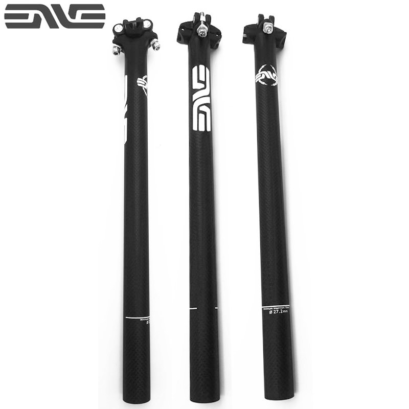 E N V E Full 3k Carbon Bicycle Seatpost Fiber Superlight Titanium MTB Road Bike Seat Post Parts 25.4/27.2/30.8/31.6 x 350/400 MM