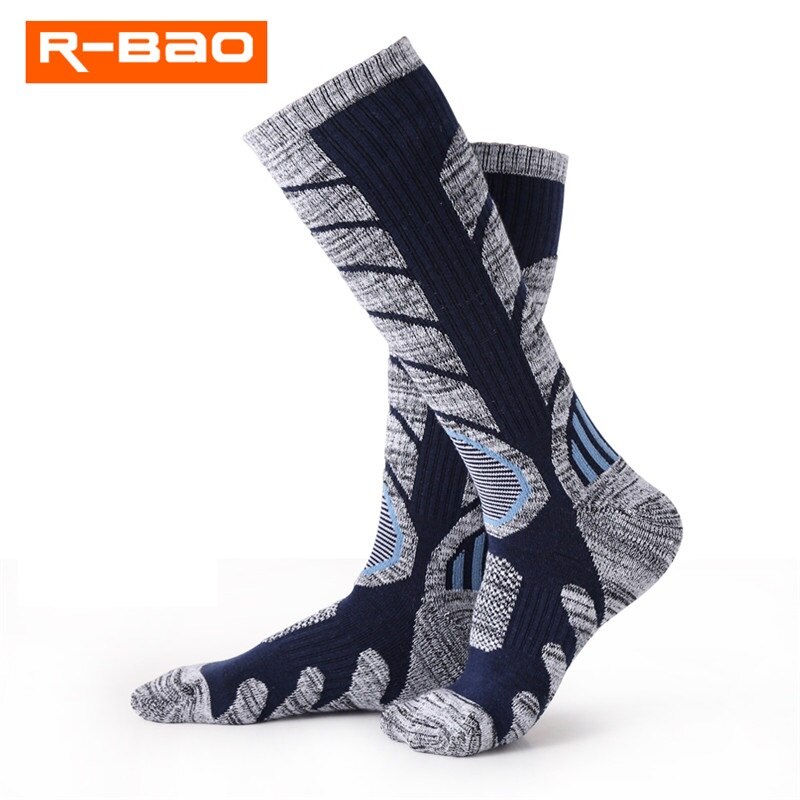 RB3301 Outdoor Skiing/Hiking Socks Terry Sole Thicken Keep Warm Breathable Wear-Resisting Sports Socks