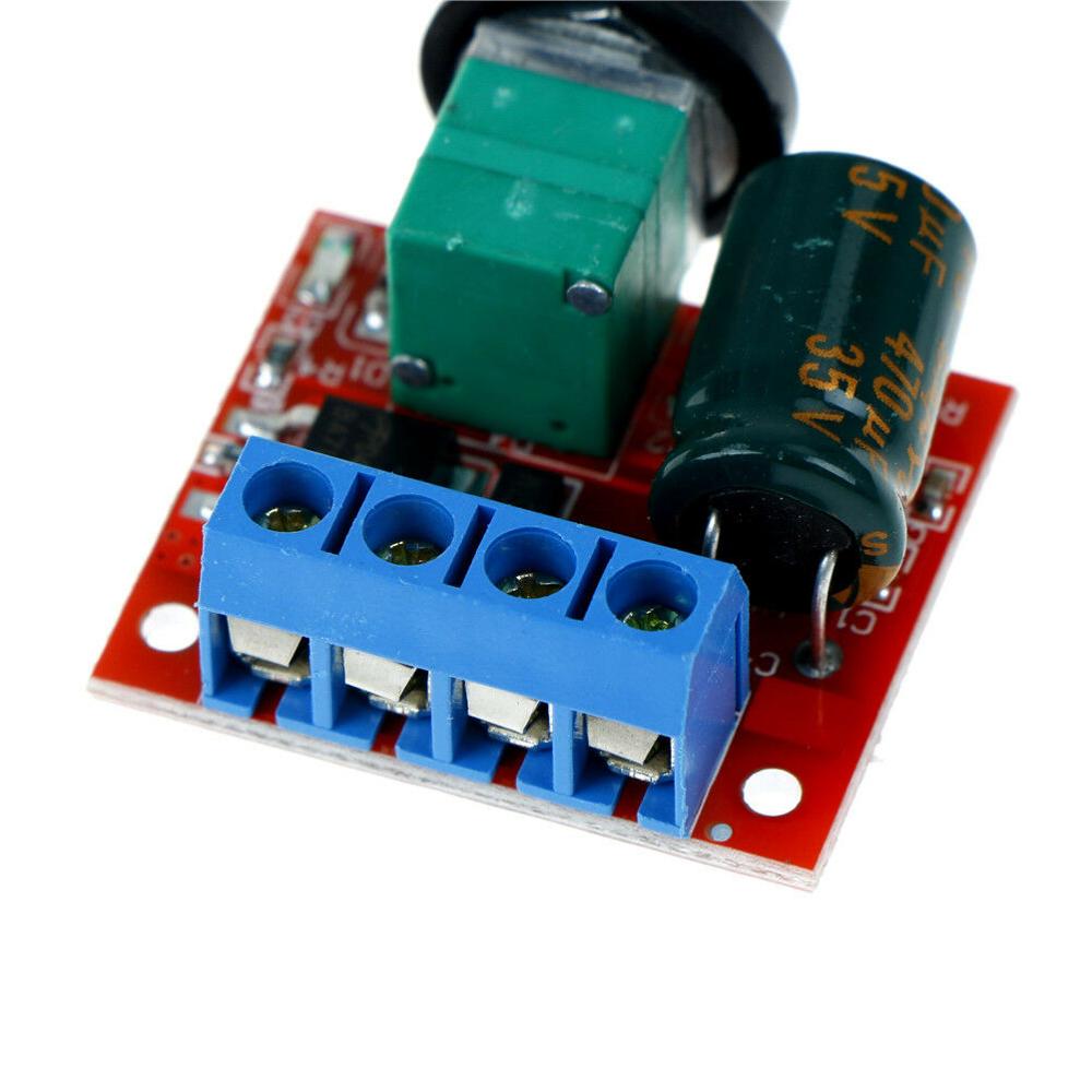 DC 5V 12V PWM DC Motor Speed Controller LED Dimmer Control Adjustable Variable Speed Control Stepless Speed Regulator Governor