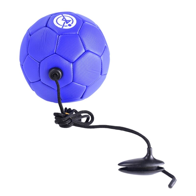 Balón de entrenamiento de fútbol N0HA, balón de fútbol inteligente juvenil con correa para malabares, Control de pie, práctica de patadas, cordón ajustable: B 2BL