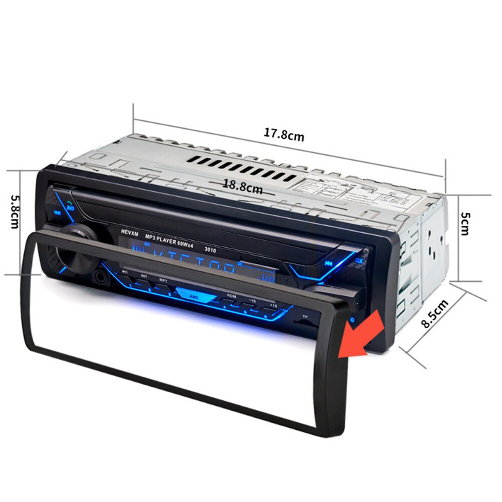 Spot Car Stereo MP3 Player Bluetooth AUX USB TF FM Radio Audio In-dash Handsfree Music Player Car Styling