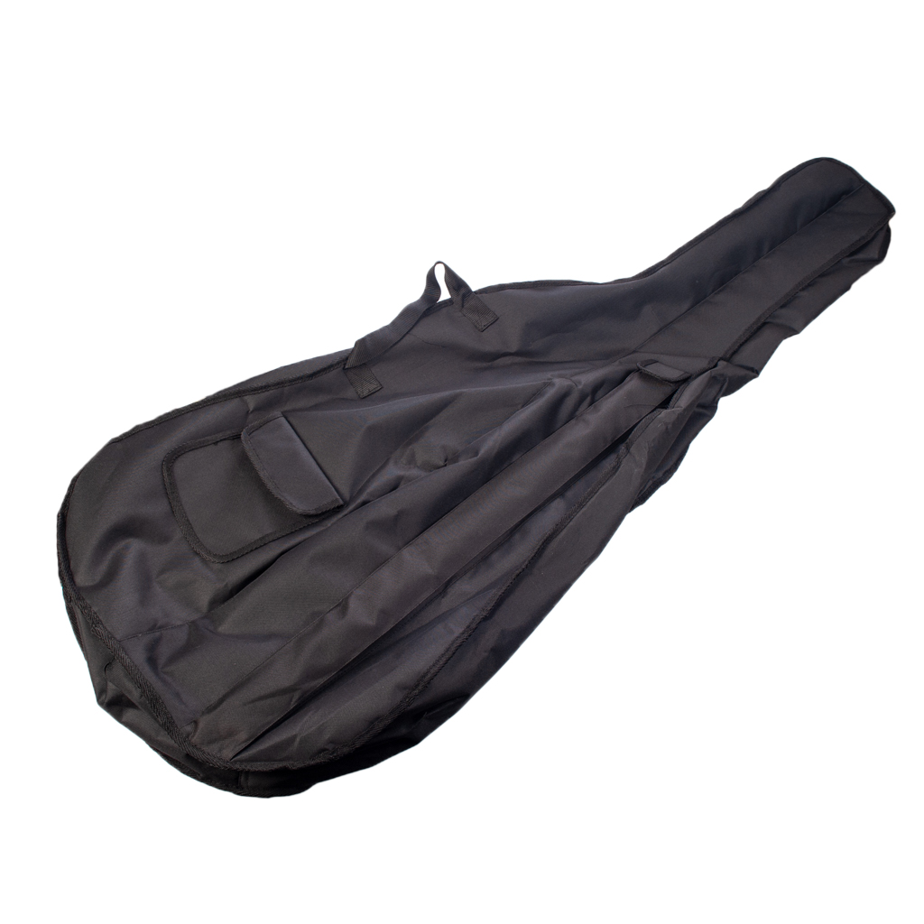 Waterdichte Nylon Cello Gig Bag Soft Case Cover-4/4 Size-Zwart