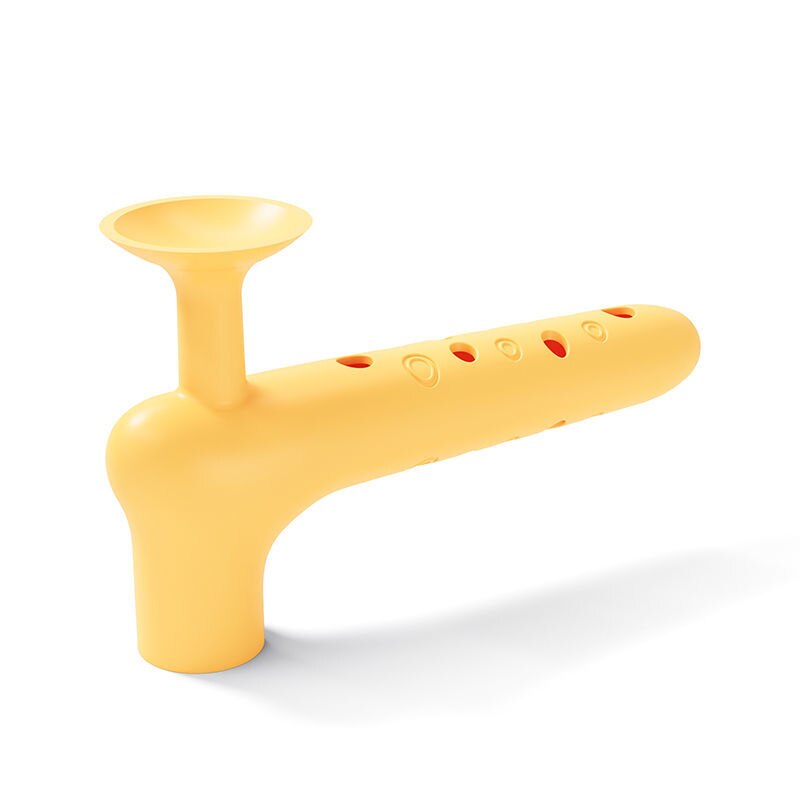 Thickened Door Handle Protector Bedroom Bump Proof Bathroom Punch-Free Silicone Collision Pad Suction Door Stopper: Style A yellow / 5 pcs