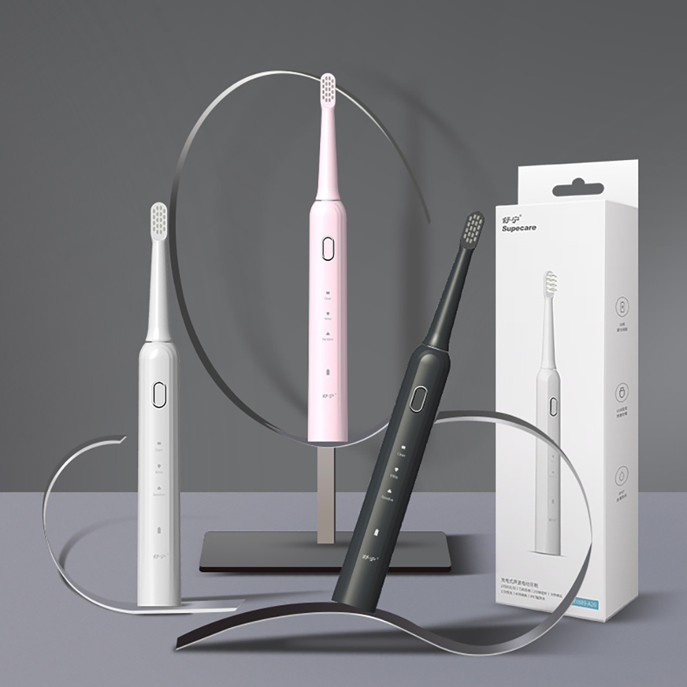 4Pcs Replaceable Toothbrush Heads Adults Kid Sonic Electric Tooth brush Heads Smart Timer Whitening Toothbrush Heads Waterproof