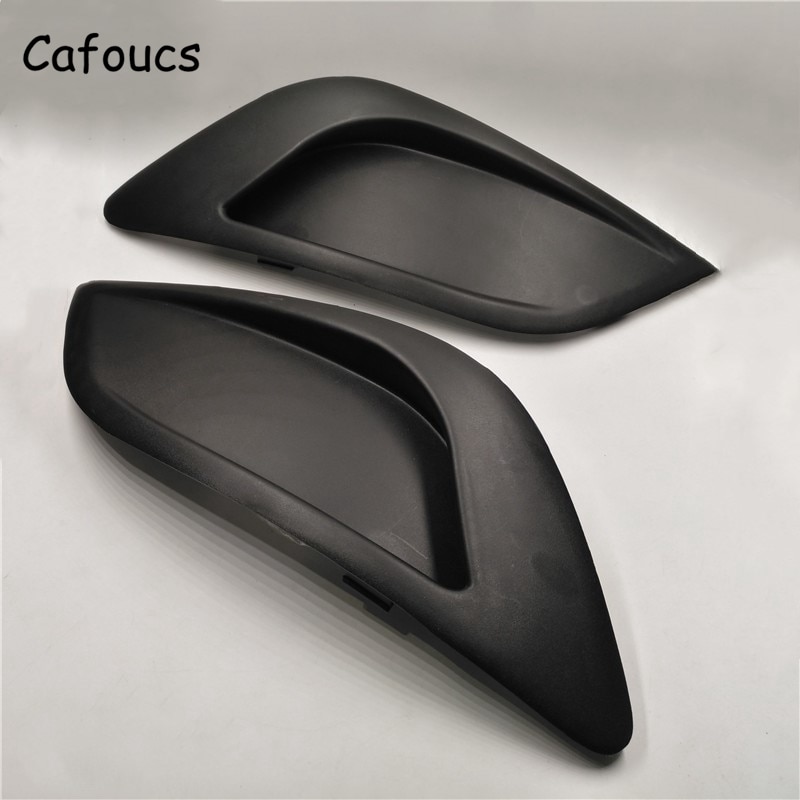 Cafoucs Car Front Bumper Fog Light Lamp Cover Without Hole For Ford Focus 2