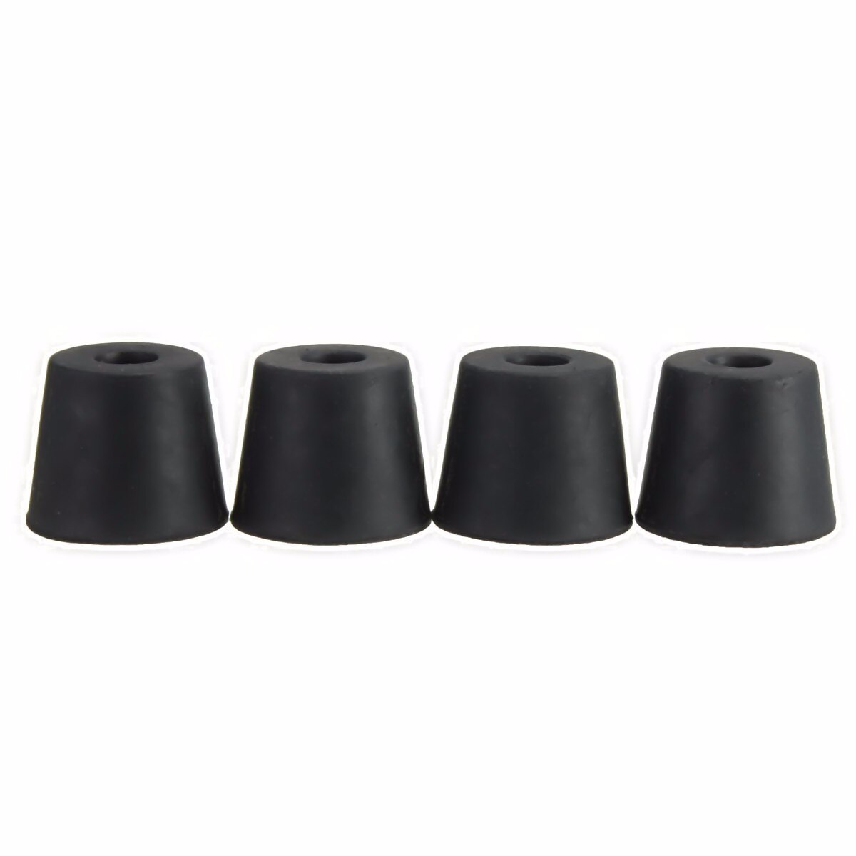 4 ks/šarža guma stôl stoličky nábytok nohy podložky na nohy dlažba chránič podlahy protišmyková čierna 20 x 15 x 17mm