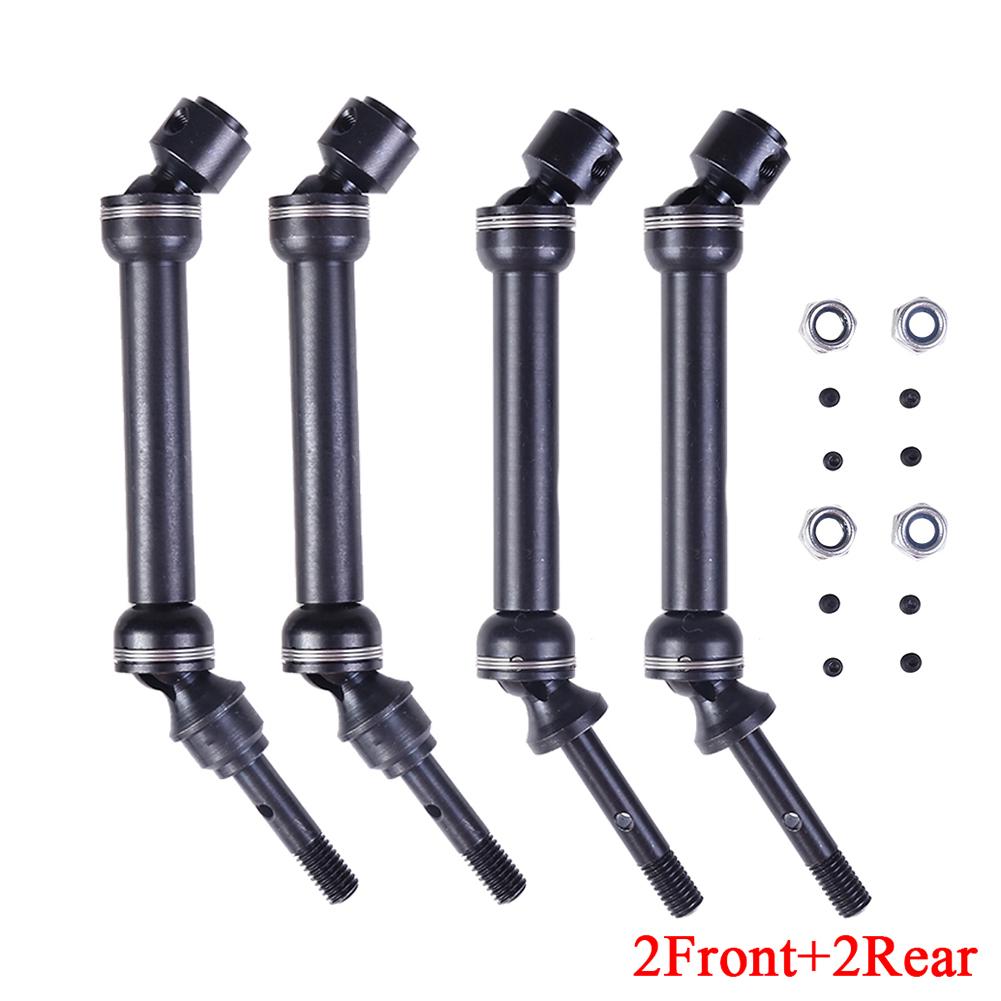 CVD Steel Drive Shaft - Front & Rear - Heavy Duty Metal - for Traxxas 1/10 Slash 4x4