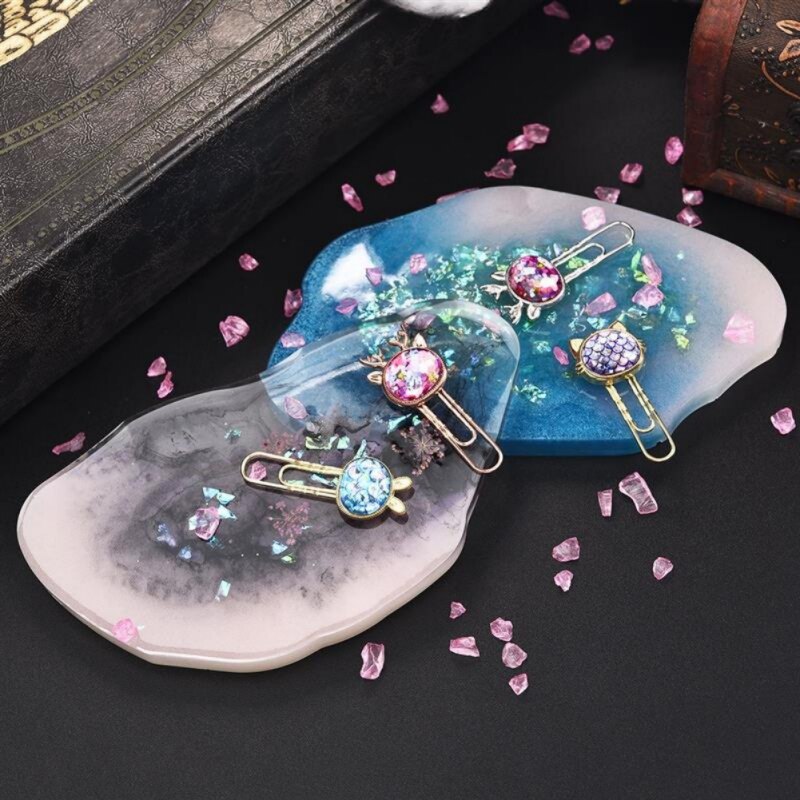 Kristallen epoxy wolk sieraden siliconen mal epoxy mal bekerhouders knoop & badge maker mallen mooi en nuttig