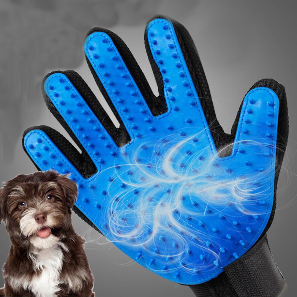 1 PC Siliconen Pet Grooming Handschoen Voor Katten haar Borstel Kam Reinigen Huisdieren Producten voor Kat Hond Verwijdering Haarborstel voor Huisdier 100gC