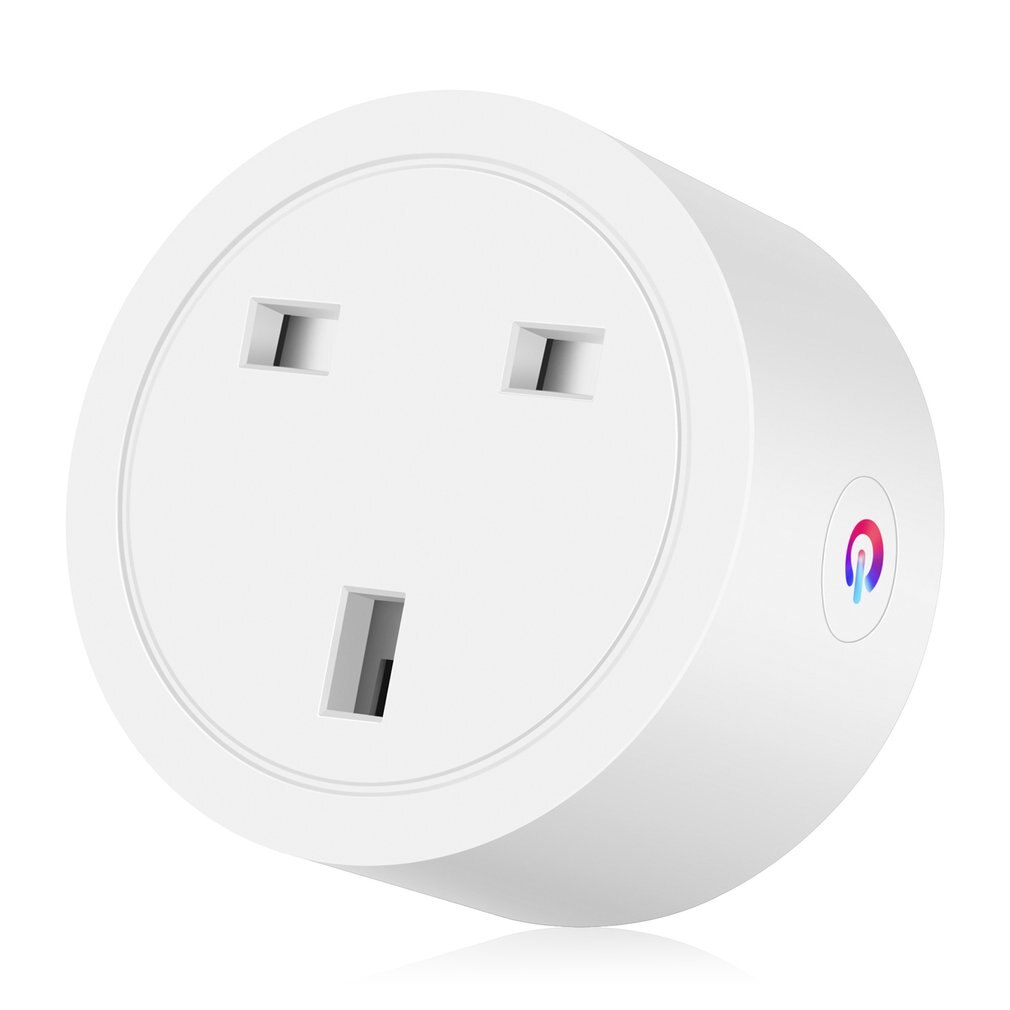 WiFi Smart Wireless Plug EU US UK Adaptor Remote Voice Control Power Energy Monitor Outlet Timer Socket for Alexa Google Home: UK BSD48-16A