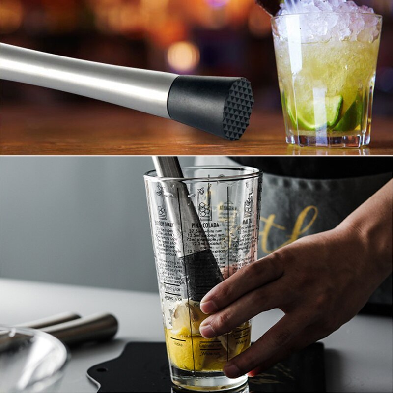 Stainless Steel Crusher Lemon Cocktail Blender Whiskey Bartending Tool Bar Tool