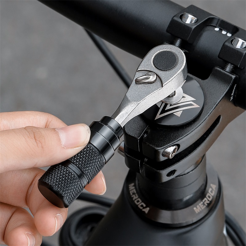 WEST BIKING Portable Toolkit Multifunctional Repair Tool Bag Ratchet Wrench Kit Tire Lever Mini Pump Tools Set Bike Accessories