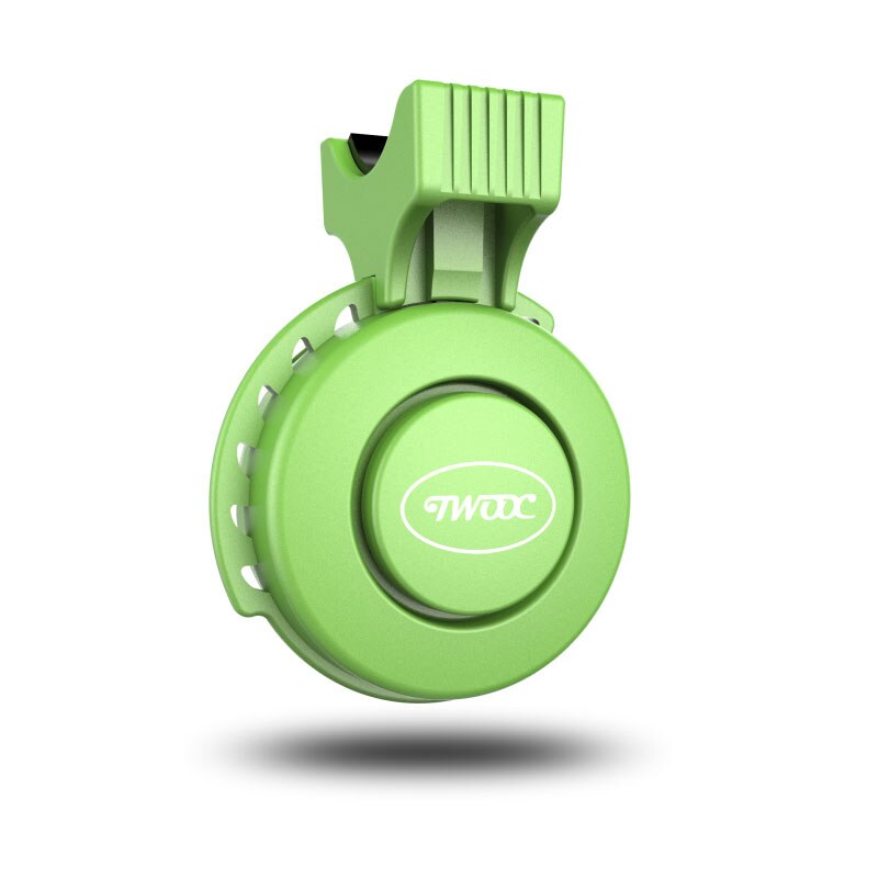 Altavoz con carga USB para bicicleta, Mini bocina eléctrica para bicicleta, 4 modos, accesorios para bicicleta eléctrica, Scooter, MTB: T-002 Green