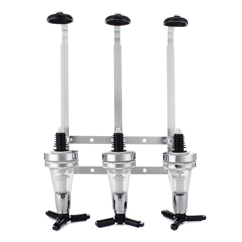 1-8Pcs 1/2/3/4 Bottle Bar Beverage Liquor Dispenser Holder Alcohol Drink Shot Wall Mounted 1-4 Station Beer Wine Pourers Divider