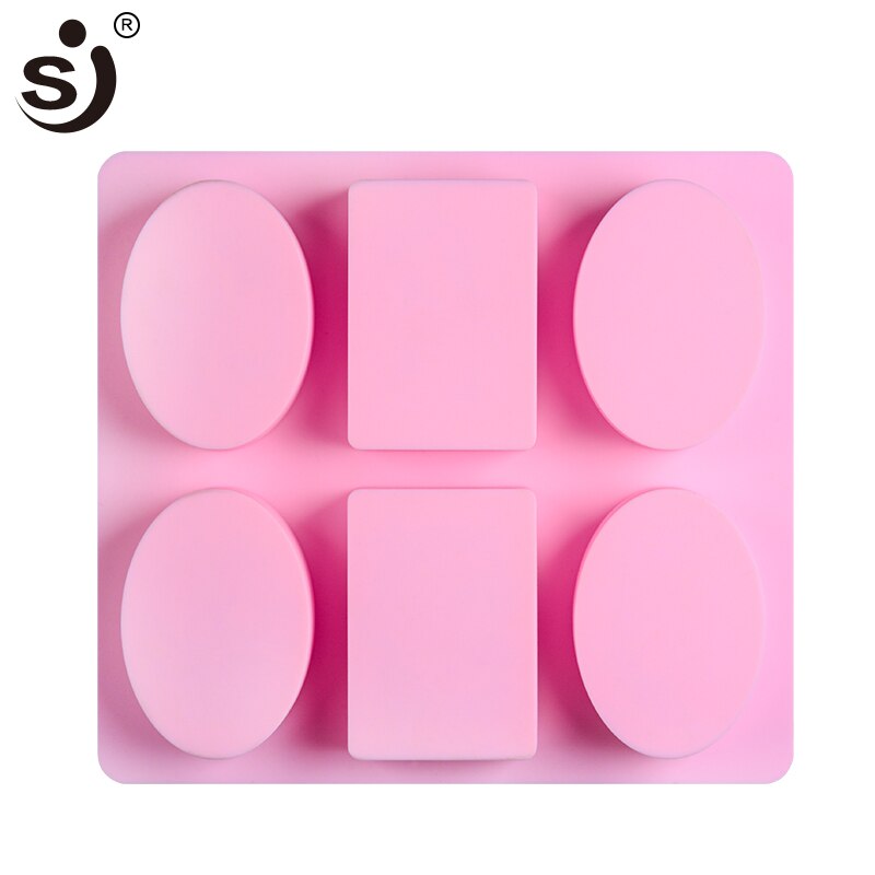 SJ-moule à savon en Silicone 3d en forme de fleur