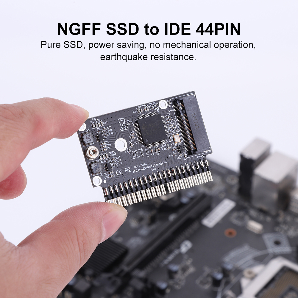 M.2 NGFF SATA SSD zu 2,5 Zoll IDE 44 Stift Adapter M.2 NGFF SATA SSD zu 2,5 IDE SATA SSD Konverter Adapter Konverter für PC Schreibtisch