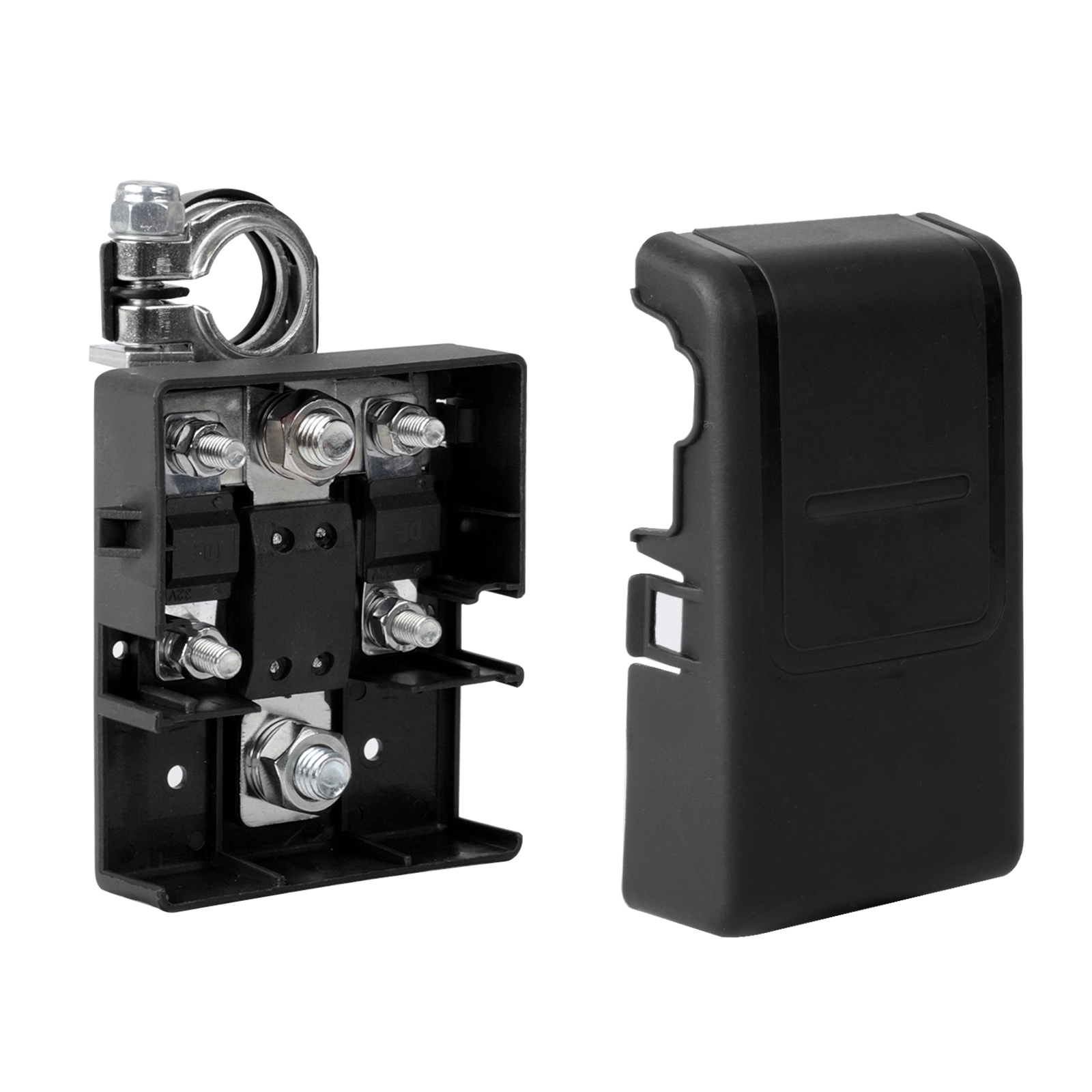 32V 400A Car Quick Release Fused Battery Distribution Terminal Clamp Connectors: khaki