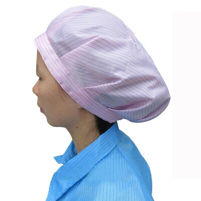The Factory Sells Safety Helmet Antistatic Hat Cap German Antistatic Cape Dustproof Casco Helmet Safety Hat Wide Brimmed Hat: Pink