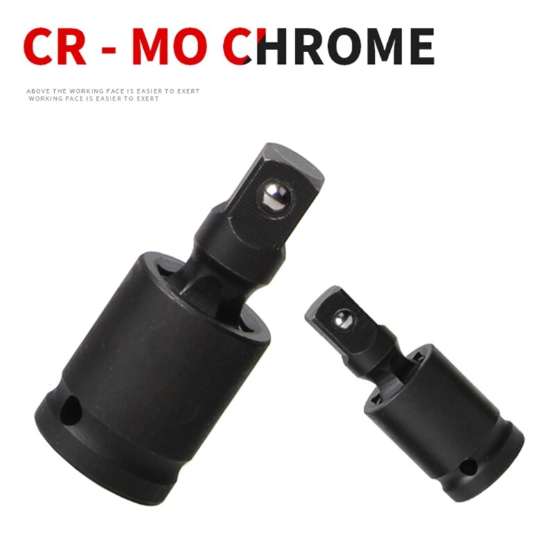 1/4 "3/8" 1/2 "Pneumatische Kruiskoppeling Set Ratchet Hoek Extension Bar Socket Adapter Handleiding Buigbare Adapter Socket gereedschap