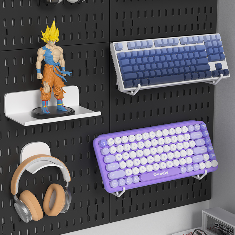 Pegboard-accessoires Organizer Kit Hangende pegboard-panelen Veelzijdige pegboard-kit Plankopslaghaken VOOR oplossingen Wandopslag