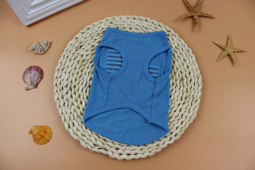 Vêtements pour animaux de compagnie chien drapeau américain mignon animal gilet vêtements petit chiot Costume vêtements gilet animaux Acessorios 17SEP8