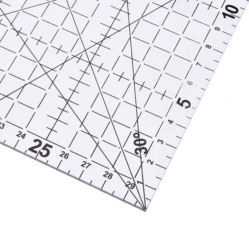 1 Pc Transparent Patchwork Acrylic Material Ruler School QuiltinRuler Scale Tools Supplies 15 * 30cm